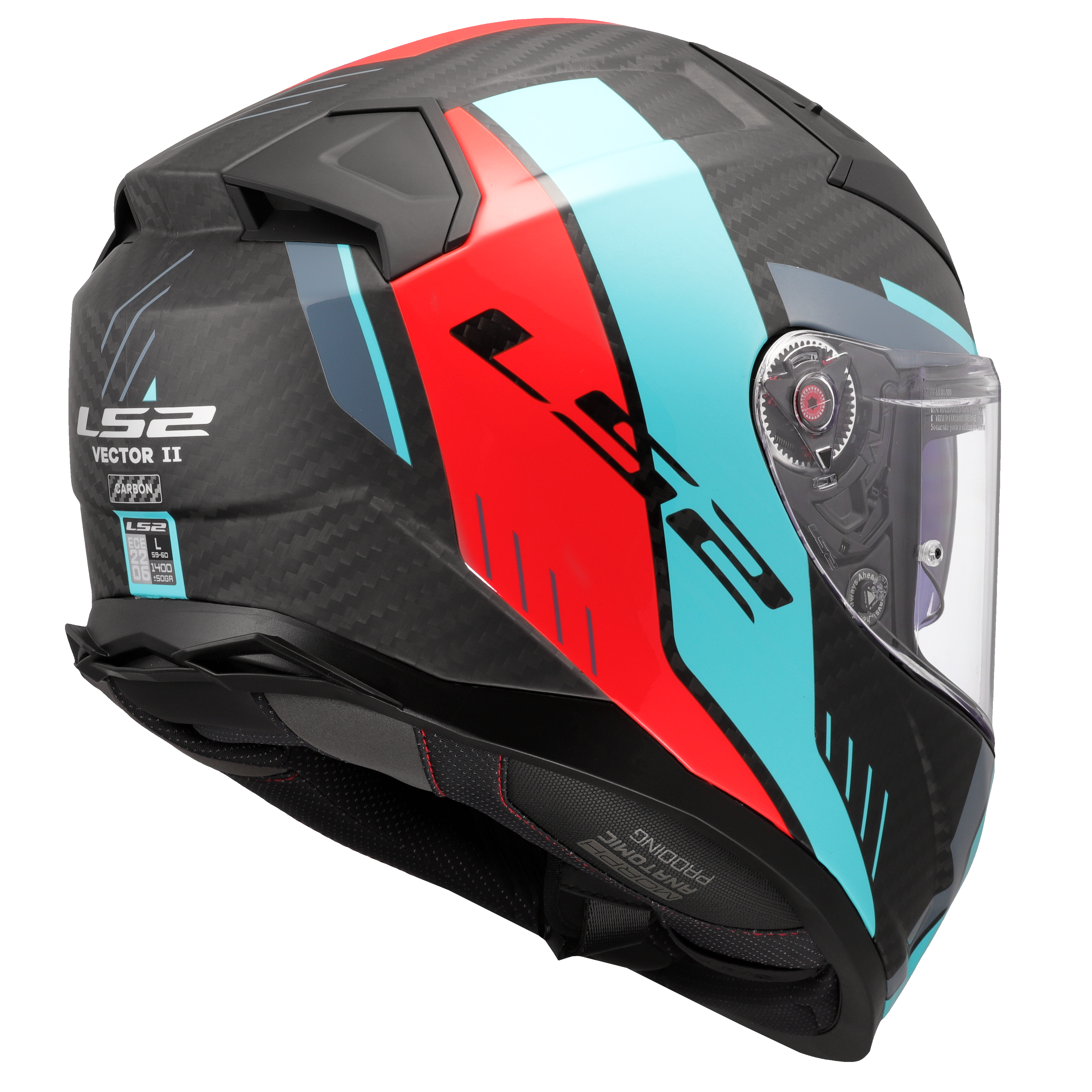 FF811  VECTOR II C GRID RED CYAN  (5)